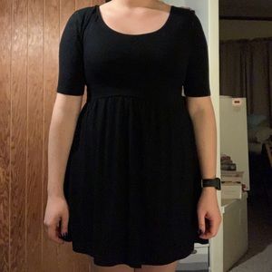 Forever 21 black skater dress
